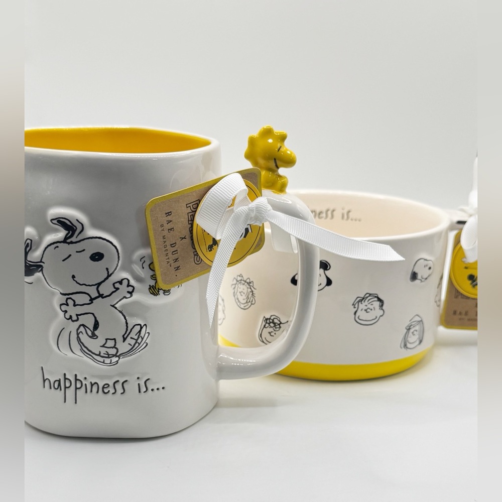 Peanuts x Rae Dunn  Happiness Mug and Bowl Set